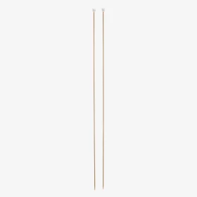 DMC 40 cm. Rose Gold Aluminium Single Point Knitting Needles - 2.5 ملم