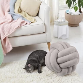 Braid Knot Pillow Tie Cushion for Sofa