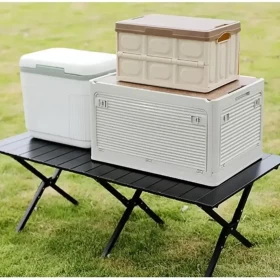 طاولة تنزه معدنية قابلة للطي (116×59 سم)