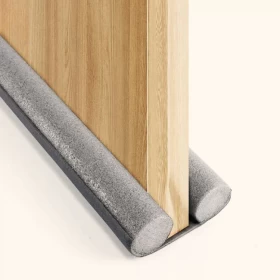High-Quality Twin Draft Guard Insulated Door Stopper -92cm Grey
