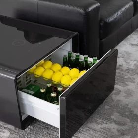 Gamvity TB65L Luxury Smart Coffee Table  65L Refrigerator + Smart Functions