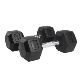 Rubber Hex Dumbbell – 10KG