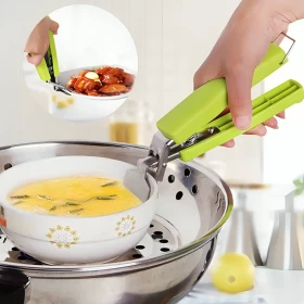 Kitchen Hot Plate Gripper Clamp Tool For Safe Lifting -