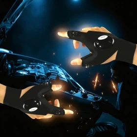 LED Ultra Bright Flashlight Gloves