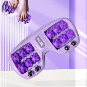 Portable Double Foot Massage Roller