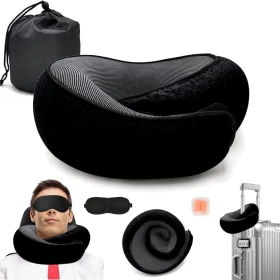 Travel Neck Pillow – Memory Foam Comfort for Every Journey