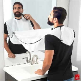 Man Bathroom Apron Waterproof Beard Hair Shave