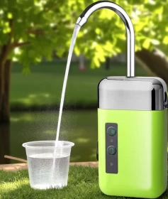 Rechargeable 3-in-1 Air & Water Pump | Oxygenation + Auto Pump + LED Sensor