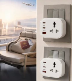 Fast Charging Travel Adapter for EU DE JP KR