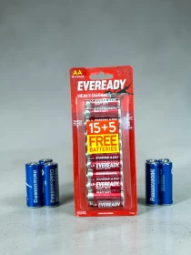20Pcs Eveready Heavy Duty AA Batteries Long Lasting Power Pack -AA