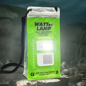 Salt Water Lamp – Emergency Outdoor Lighting (No Battery, Eco-Friendly, 140 Hours Use)