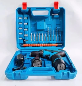 12V Cordless Drill Screwdriver – Mini Rechargeable Drill with Tool Kit