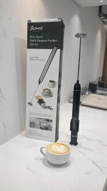 صانع رغوة الحليب الكهربائي المحمول يعمل بالبطارية من سومو SM-155