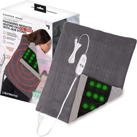 Calming Heat Wide Back Pain Massaging Pad 90 Degrees-Electric Pad