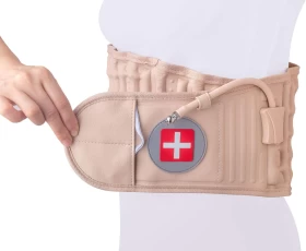 Inflatable Lumbar Support Belt with Heating