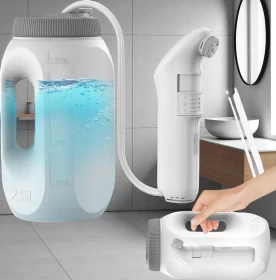 Portable High Pressure Shattaf Electric Bidet With USB-C Rechargeable Battery -2.5L