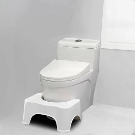 Bathroom Toilet Stool – Anti-Slip Footstep for Constipation & Piles Relief,