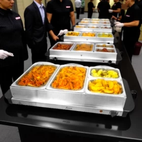 Sumo Electric Buffet Food Warmer Tray With 4 Compartments -300W