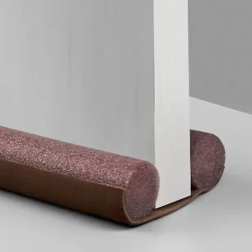 High-Quality Twin Draft Guard Insulated Door Stopper -92cm Brown