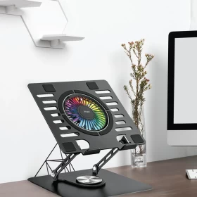 Pawa Laptop Cooling Stand with RGB Light – Adjustable Cooling Pad
