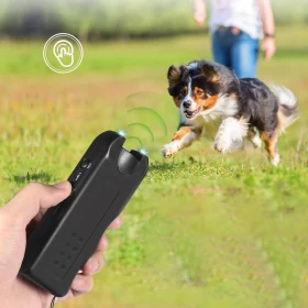 Ultrasonic Handheld Dog Repeller and Training Device With Battery