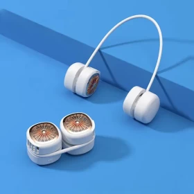 USB Rechargeable Bladeless Hanging Personal Mini Neck Fan