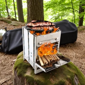 Folding Stainless Steel Mini Grill For Tea