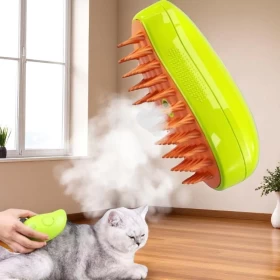 Pet Hair Brush Steam Refillable Sanitizer