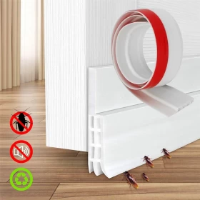 Noise Reducing Silicone Rubber Sliding Door Seal Strip -100cm