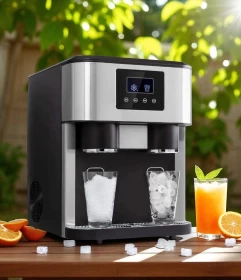 3 in 1 Ice Maker Machine with LCD Display -1.8L