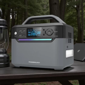 Powerology 120,000mAh 600W Dual AC Socket Power Generator