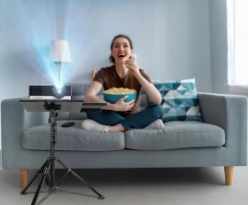 Porodo Multi-Function Stand for Projector & Laptop – Black