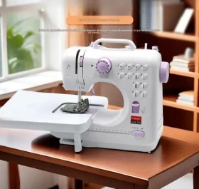 Automatic Mini Overlock Sewing Machine – Portable Household Lockstitch Machine