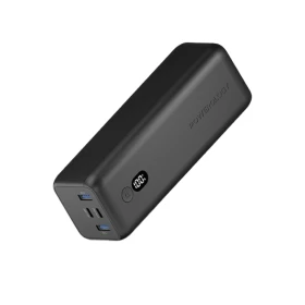 Powerology Onyx 30000mAh Dual USB-C Power Bank – Power That Keeps You Moving!