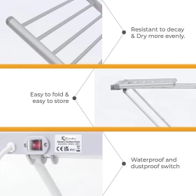 Electric Heated Clothes Dryer
