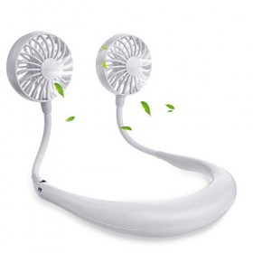 Portable Neck Fan - USB Rechargeable Fan with 3 Speeds Adjustable