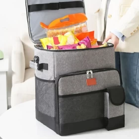 Portable Cooler Bag with Wheels and Extendable Handle – 35L