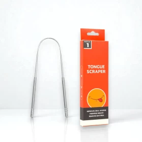 Stainless Steel Tongue Scraper for Oral Hygiene Cleaning