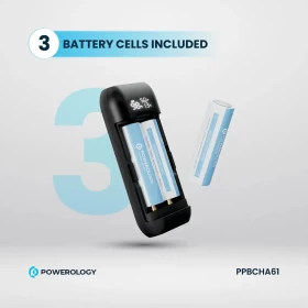 Powerology DIY Cell 10000+5000mAh Power Bank – Modular Power, Anytime, Anywhere!