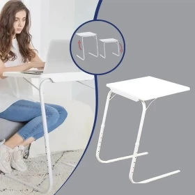 Adjustable Height Home Table  Multi-Purpose, Foldable & Space-Saving
