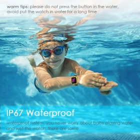 Smart Kids GPS tracker watch for Children Magnetic Charging-Water Proof