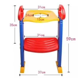 Baby Potty Training Toilet Seat Stool Ladder Kids-1 Step