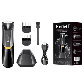 Kemei Professional Waterproof Trimmer for Sensitive Areas-3208