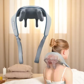 Neck, Shoulder & Back Massager – Shiatsu with Heat and Wireless Design